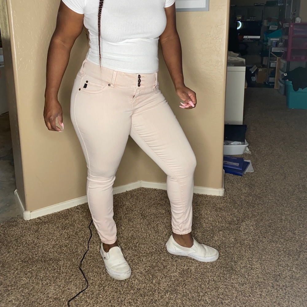 TORRID JEGGINGS - LIGHT PINK WASH